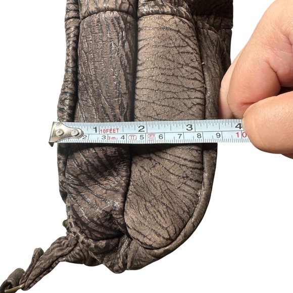 Italian Full Grain Cowhide Leather Bag boho hobo bag purse womens - Picture 11 of 12